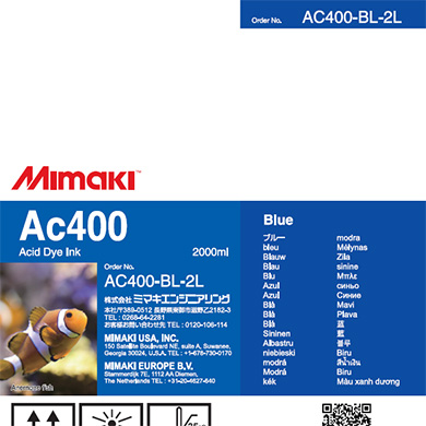 Ac400　酸性染料インクパック ブルー