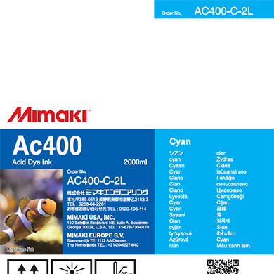 Ac400　酸性染料インクパック シアン