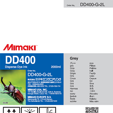 DD400　分散染料インクパック　 グレー