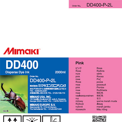 DD400　分散染料インクパック　 ピンク