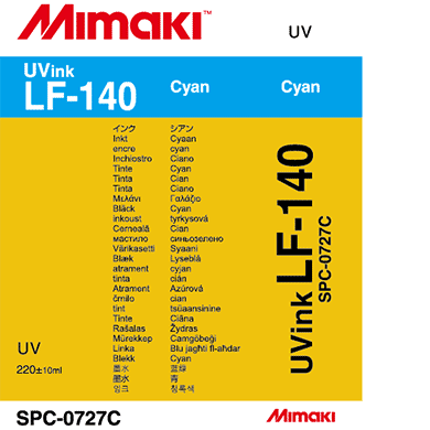 LF-140　UV硬化インクカートリッジ　 シアン