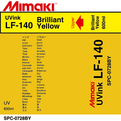 LF-140　UV硬化インクパック ブリリアントイエロー