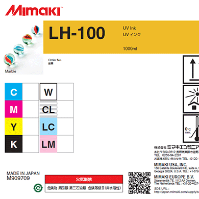 LH-100　UV硬化インク1Lボトル ホワイト