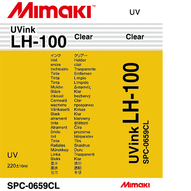 LH-100　UV硬化インクカートリッジ クリア