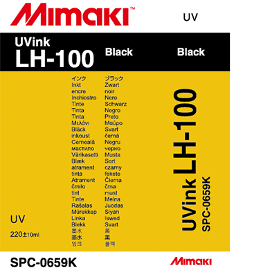 LH-100　UV硬化インクカートリッジ ブラック