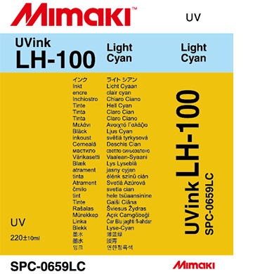 LH-100　UV硬化インクカートリッジ ライトシアン