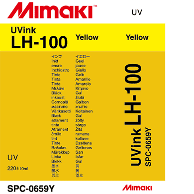 LH-100　UV硬化インクカートリッジ イエロー