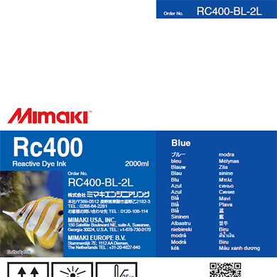 Rc400　反応染料インクパック ブルー