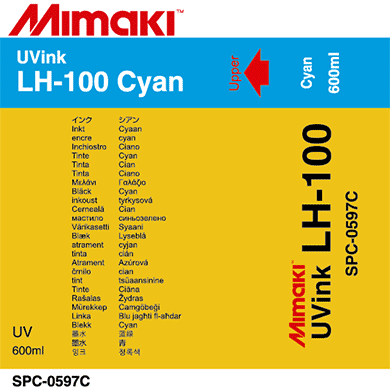 LH-100　UV硬化インクパック シアン