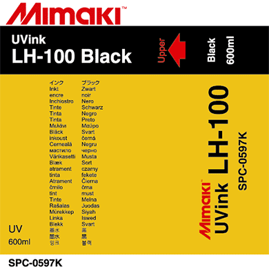 LH-100　UV硬化インクパック ブラック