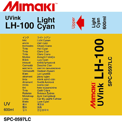 LH-100　UV硬化インクパック ライトシアン