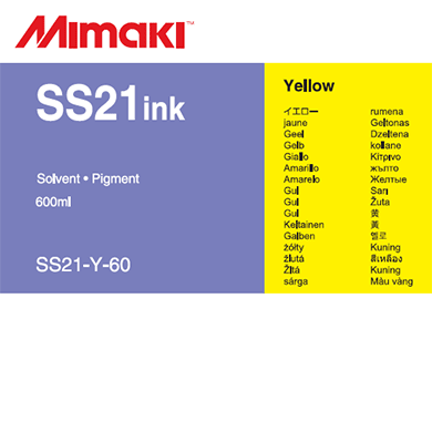 SS21 ソルベントインクパック イエロー | ClubMimaki