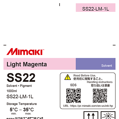 SS22　ソルベントインクパック ライトマゼンダ