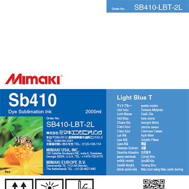 Sb410　昇華転写インクパック ライトブルーT