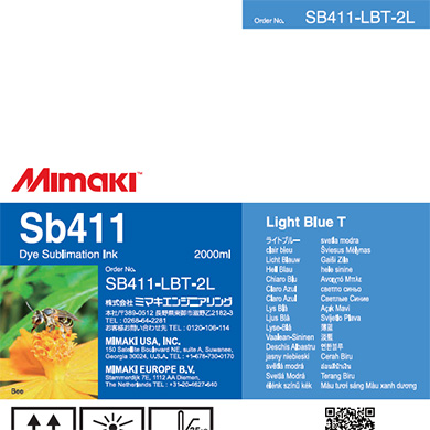 Sb411　昇華転写インクパック ライトブルーT