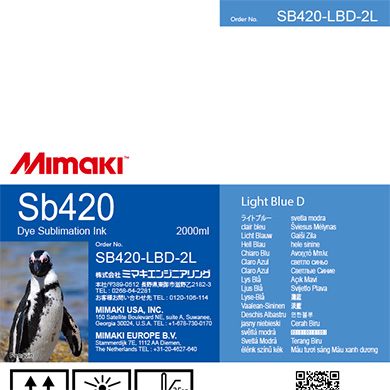 Sb420　昇華染料インクパック ライトブルーD