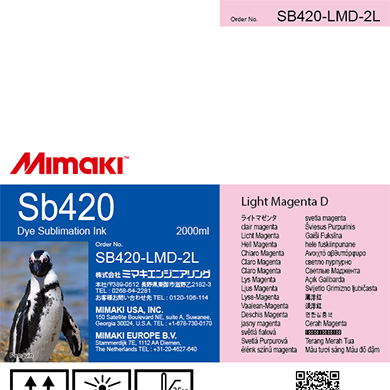 Sb420　昇華染料インクパック ライトマゼンタD