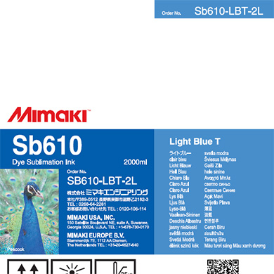 Sb610　昇華転写インクパック ライトブルーT
