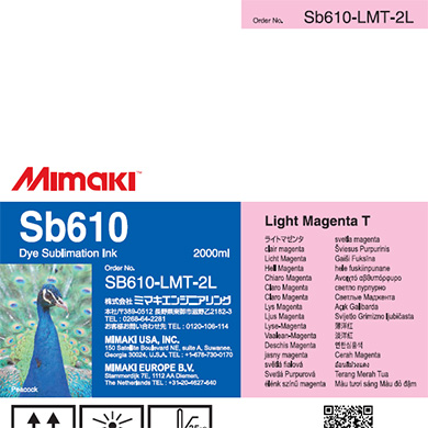 Sb610　昇華転写インクパック ライトマゼンタT